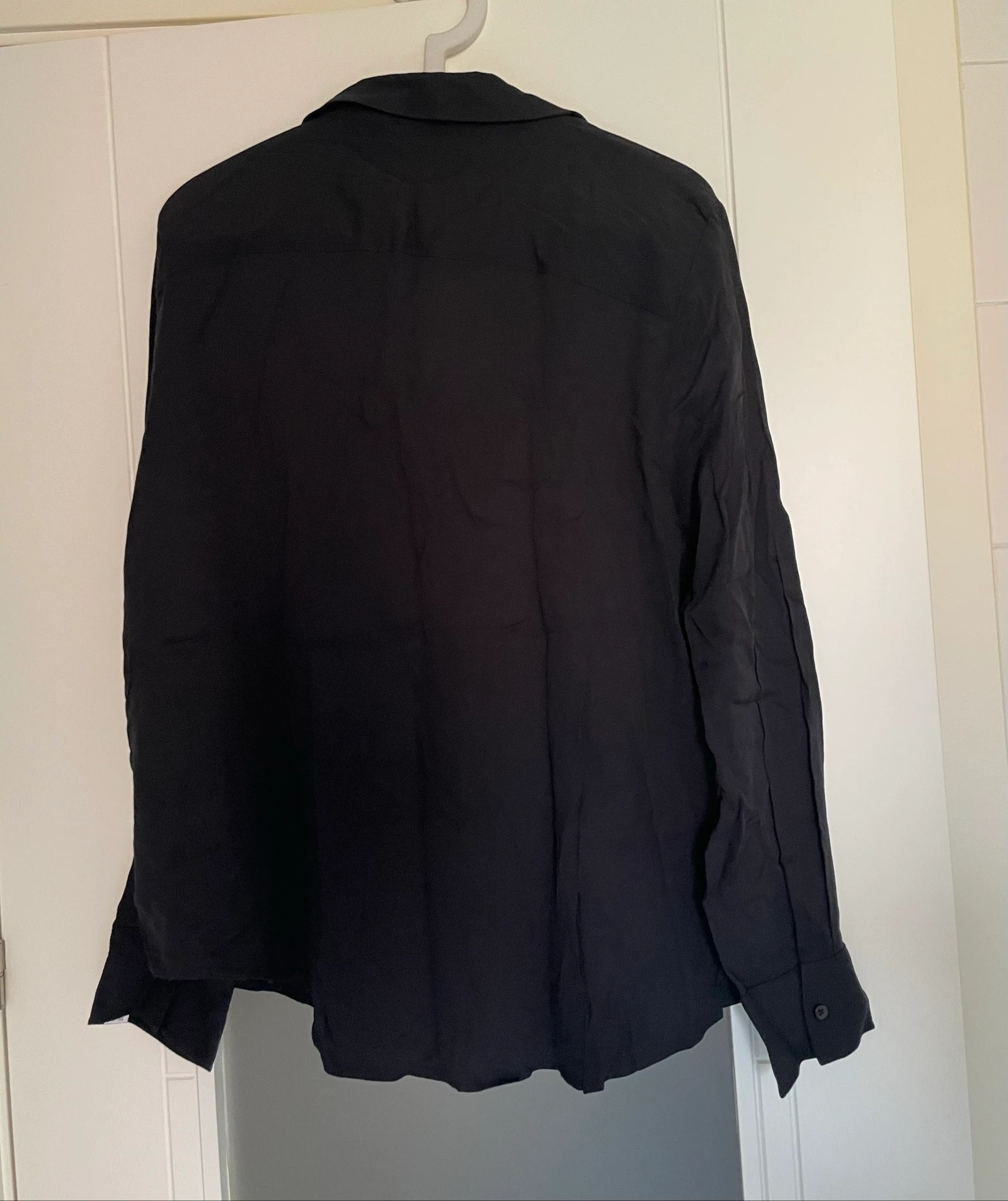 Camisa de botões preta tamanho XXL – photo 3